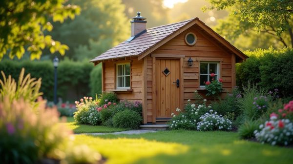 5 astuces pour dissimuler un abri de jardin avec style